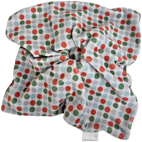 Animal Adventure Gray Bear Lovey My First Christmas Polka Dot Stuffed Animal Toy - Picture 4 of 4